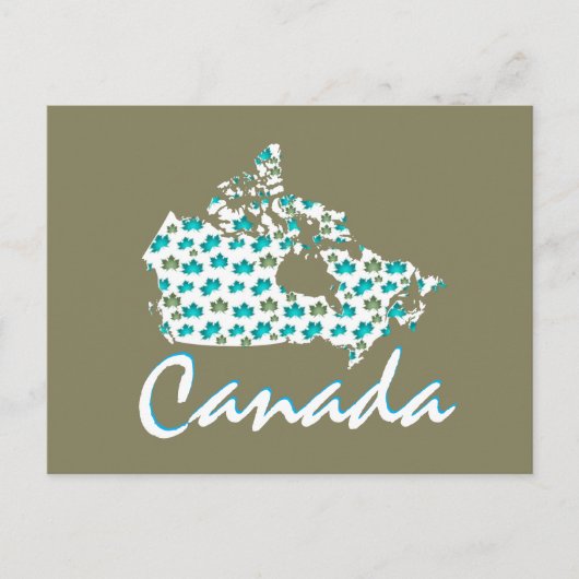 おもしろいユニークカナダMaple Canadaポストカード ポストカード (正面)