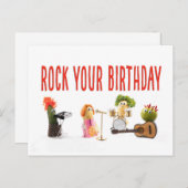 おもしろいユニークカワイイ誕生日ベジタリアン用ポストカード ポストカード (正面/裏面)