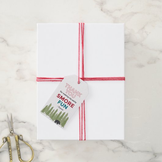 おもしろいユニークキャパーソナライズされたンプ誕生日サンキュー ギフトタグ (より糸付き)