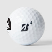 おもしろいユニークゴルフカート名(クラブ名) ゴルフボール (ロゴ)