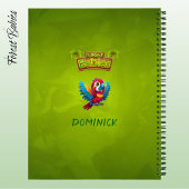 おもしろいユニークマコウお洒落オウムCartoon Bird 🦜 ノートブック