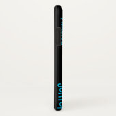 おもしろいユニーク名の繰り返し（黒）、 Case-Mate iPhoneケース (裏面/右)