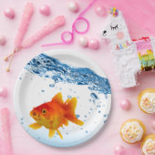 おもしろいユニーク金魚鉢の水 ペーパープレート (パーティー)