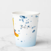 おもしろいユニーク金魚鉢の水 紙コップ (裏面)