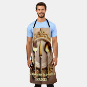 おもしろいユニーク&キッチンエプロン – Perfect Gift エプロン (着用した状態)
