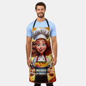 おもしろいユニーク&キッチンエプロン – Perfect Gift エプロン (着用した状態)