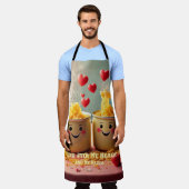 おもしろいユニーク&キッチンエプロン – Perfect Gift エプロン (着用した状態)