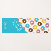 おもしろいユーモアのあるはドーナツのカラフルのために ヨガマット (正面(横))