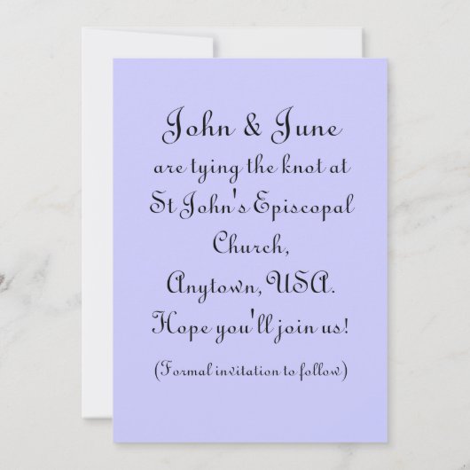 おもしろいユーモアのあるカップルユニークNerdy日付を保存 セーブザデート (裏面)