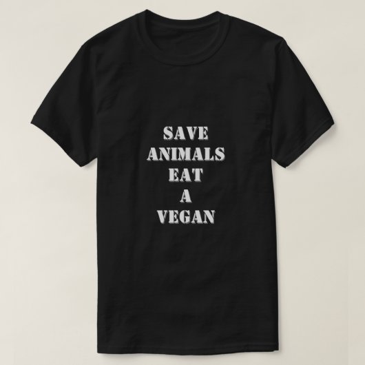 おもしろいユーモアのあるビーガン引用文 Tシャツ (デザイン正面)