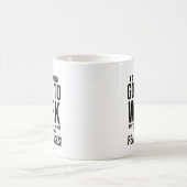 おもしろいユーモアのある仕事へ コーヒーマグカップ (中央)