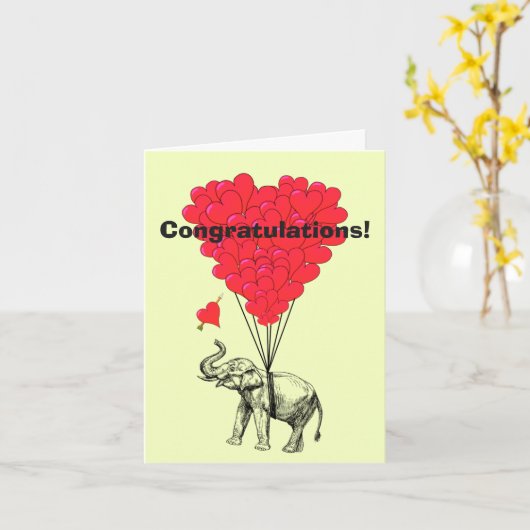 おもしろいユーモアのある祝 カード (黄色い花)