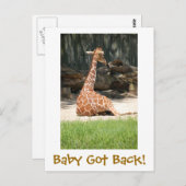 おもしろいユーモアのある ポストカード (正面/裏面)