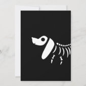 おもしろいユーモアのジョーク犬の年80th大人の誕生日 招待状 (裏面)