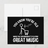 おもしろいユーモアの名言：あなたはもう年をとった ポストカード (正面/裏面)