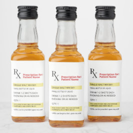 おもしろいユーモアノベルティRx PrescriptionLabel リキュールボトルラベル