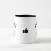 おもしろいユーモア世界の最も変わった同僚のカスタム文字 マグカップ (中央)