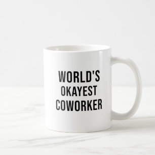 おもしろいユーモア世界の最も大きな同僚タイプモダンマグ コーヒーマグカップ