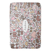 おもしろいユーモア中立胸像 バスマット (正面縦)