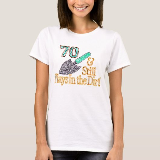 おもしろいユーモア園芸70誕生日ギフト彼 Tシャツ (正面)