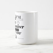 おもしろいユーモア引用文おもしろいコーヒーマグ コーヒーマグカップ (中央)