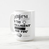 おもしろいユーモア引用文おもしろいコーヒーマグ コーヒーマグカップ (正面左)