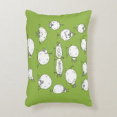 おもしろいヨガをする羊 アクセントクッション (正面(垂直))