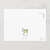 おもしろいヨガキリン ポストカード (裏面)