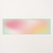 おもしろいヨガナウピザアフターパステルグラディエントグラデーション ヨガマット (裏面(横))