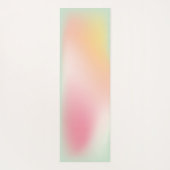 おもしろいヨガナウピザアフターパステルグラディエントグラデーション ヨガマット (裏面)