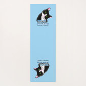 おもしろいヨガ猫 ヨガマット (裏面)