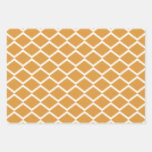 おもしろいライオンシームレスパターントリオ ラッピングペーパーシート (正面2)