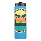 おもしろいライターズリトリートエピック作家ライフスタイルロゴ タンブラー (正面)