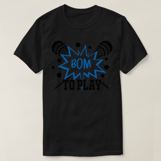 おもしろいラクロスギフトBOMから遊ラクロス Tシャツ (デザイン正面)