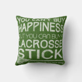 おもしろいラクロスデザイン装飾用クッション クッション (裏面)