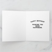 おもしろいラクロス誕生日 カード (内部)