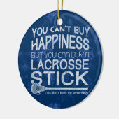 おもしろいラクロス飾り セラミックオーナメント (左)