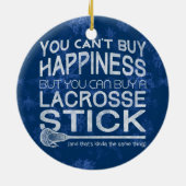 おもしろいラクロス飾り セラミックオーナメント (裏面)