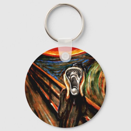 おもしろいラクロス キーホルダー (正面)