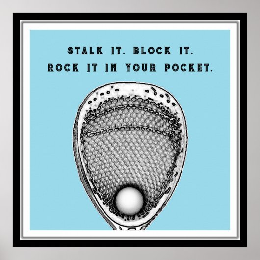 おもしろいラクロス ポスター (正面)