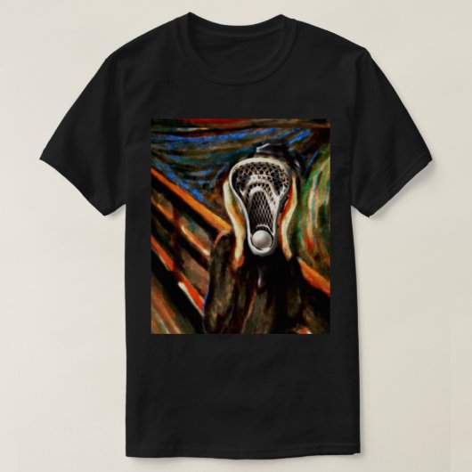 おもしろいラクロス Tシャツ (デザイン正面)