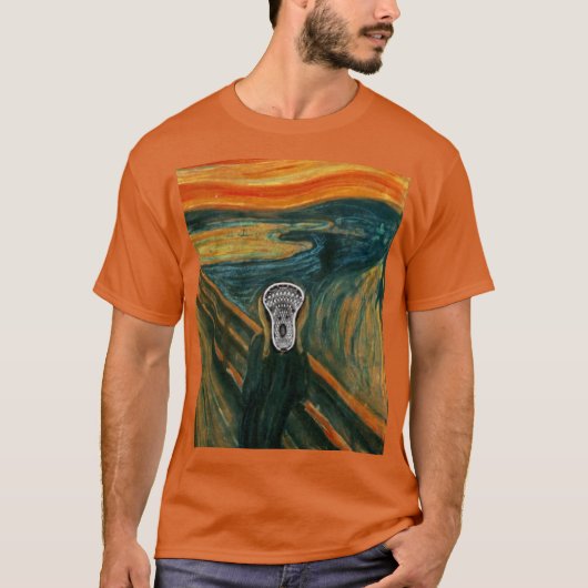 おもしろいラクロスTシャツ Tシャツ (正面)