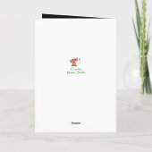 おもしろいラクーンシスターラブ誕生日花 カード (裏面)