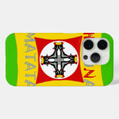 おもしろいラスタカラーレッドゴールデングリーン Case-Mate iPhoneケース (裏面 (横))