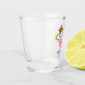 おもしろいラスベガス結婚式の引き出物ショットグラス ショットグラス (左)