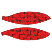 おもしろいラディバグ – 赤パターン バスケットボール (パネル)