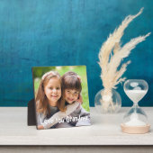 おもしろいラブユーグランマフォトカスタム文字カラー フォトプラーク (インサイチュ)