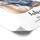 おもしろいラブラドールウォールアートポスター ポスター (角)