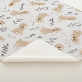 おもしろいラブラドールハンドドロードシェルパブランケット シェルパブランケット (3/4)