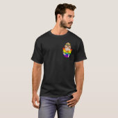 おもしろいラブLgbtゲイプライド月LgbtコッカースペインD Tシャツ (正面フル)